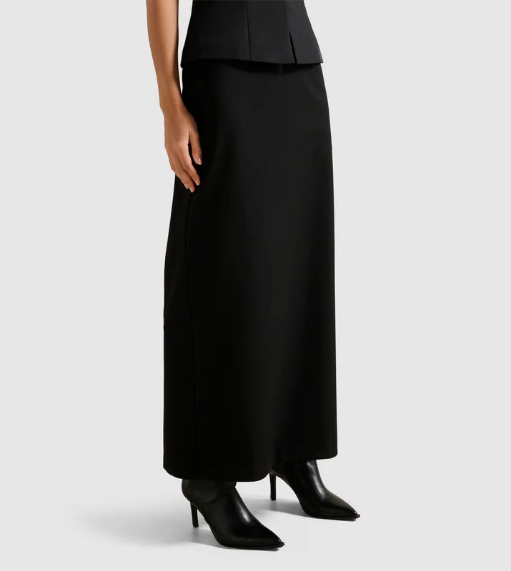 Forever New  DREW Solid Maxi Skirt for Women | Best Price UAE